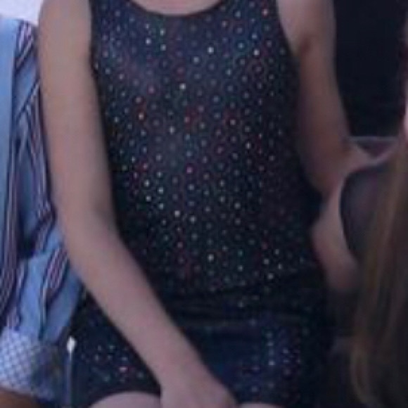 Black faux leather dress Hollyworld size 10 - Picture 7 of 7